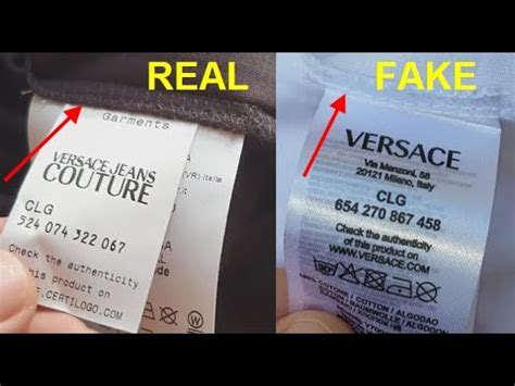 versace jeans fake|Versace Jeans Couture T shirt real vs fake. How to spot .